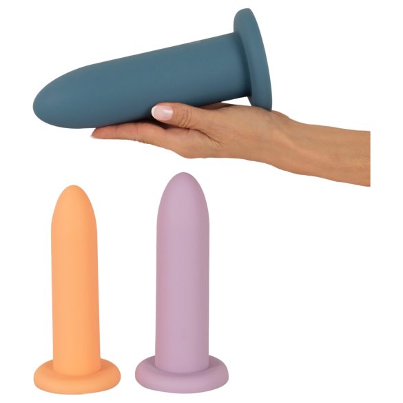 Three in a Row - dildo trainingsset - 3 stuks - gekleurd