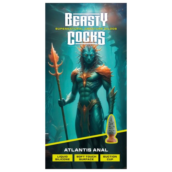 Beasty Cocks Atlantis - anale plug (groen)