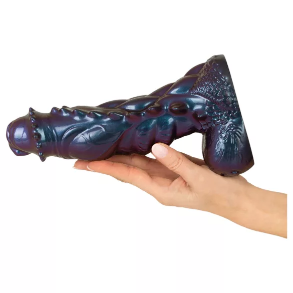Beasty Cocks Tech-Zilla Bang - dildo met zuignap in monstervorm (paars)
