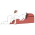 Liberator Aria Flip Chaise - veelzijdige tantra‑sofa meubel - 3‑delig (zwart)
