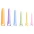 You2Toys Six in a Row 2.0 - 6-delige siliconen dildo- en dilatorset (gekleurd)