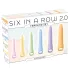 You2Toys Six in a Row 2.0 - 6-delige siliconen dildo- en dilatorset (gekleurd)