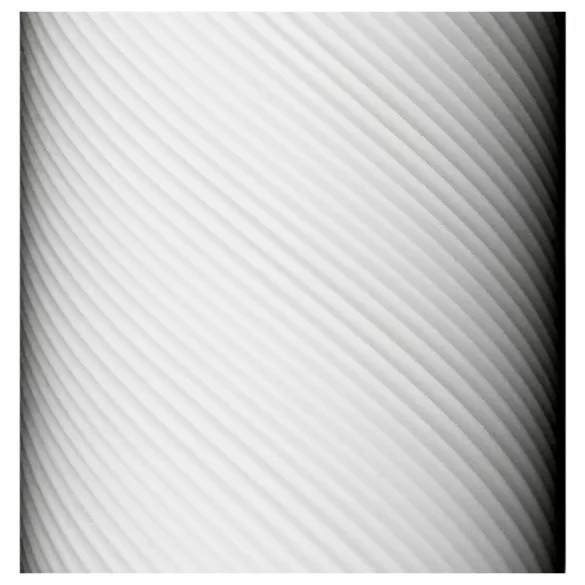 TENGA 3Dx Zen - 3D‑gepatroneerde masturbator (wit)
