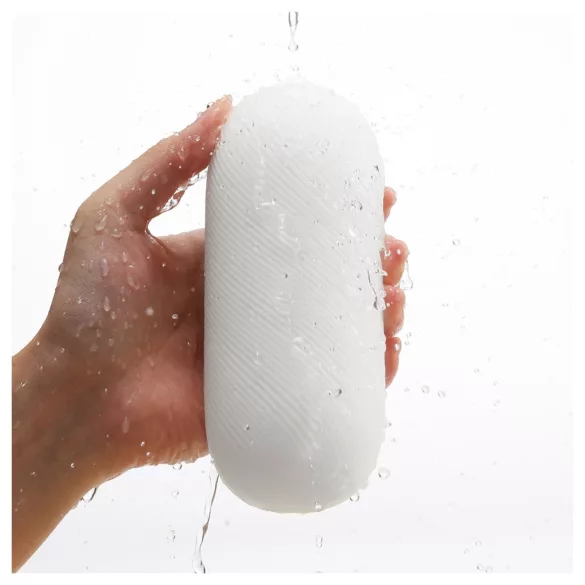 TENGA 3Dx Zen - 3D‑gepatroneerde masturbator (wit)