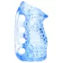 Fleshlight Fleshskins Grip Blue Ice - aan beide uiteinden open masturbator (blauw)