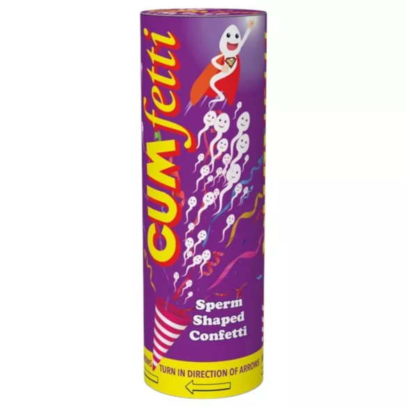 Cumfetti - confetti - sperma vorm