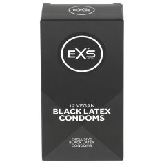 EXS Black - zwarte latex condooms (12 stuks)