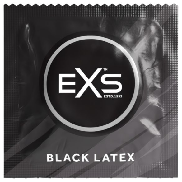 EXS Black - zwarte latex condooms (12 stuks)