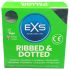 EXS - condoom met ribbels en nopjes - flared - 3 stuks