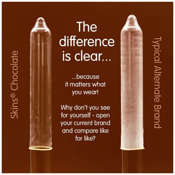 Skins - condooms met chocoladesmaak - 8 stuks