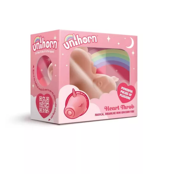 Unihorn Heart Throb - vibrerende clitorisstimulator - oplaadbaar - roze
