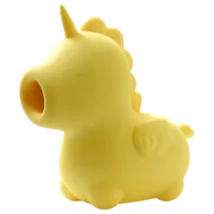   Unihorn Bean Blossom - clitorisstimulator oplaadbaar unicorn - siliconen geel