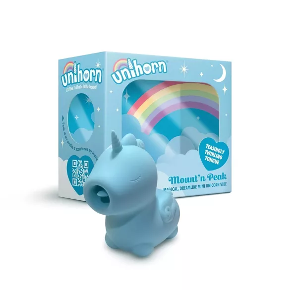 Unihorn Mount'n Peak - clitorisstimulator oplaadbaar - blauw