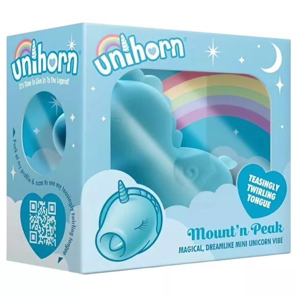 Unihorn Mount'n Peak - clitorisstimulator oplaadbaar - blauw