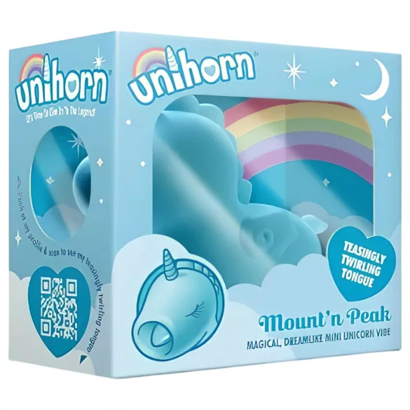 Unihorn Mount'n Peak - clitorisstimulator oplaadbaar - blauw