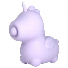   Unihorn Karma - opladbare clitorisstimulator - unicorn - siliconen - paars