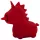 Unihorn Blaze Diablo - clitorisstimulator oplaadbaar - rood