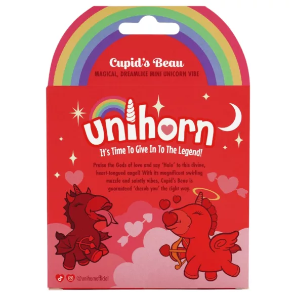 Unihorn Cupid's Beau - clitorisstimulator - oplaadbaar - rood