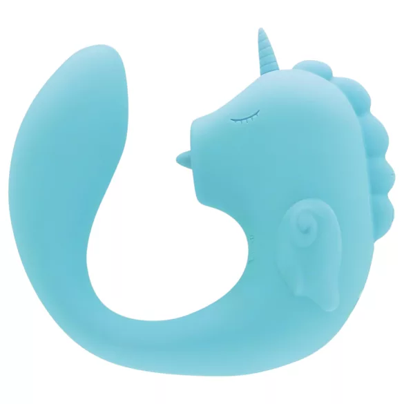 Unihorn C-Horse - G-punt- en clitoris-stimulerende vibrator (turkoois)
