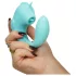 Unihorn C-Horse - G-punt- en clitoris-stimulerende vibrator (turkoois)
