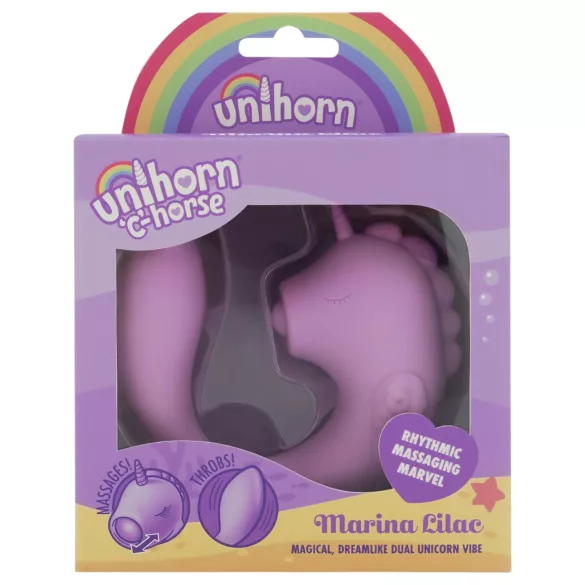 Unihorn C-Horse - G‑punt- en clitorisstimulerende vibrator (paars)