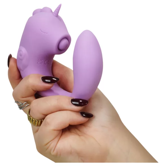 Unihorn C-Horse - G‑punt- en clitorisstimulerende vibrator (paars)