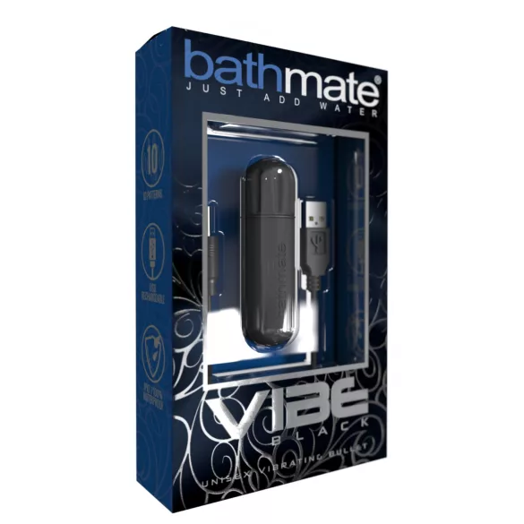 Bathmate Vibe - oplaadbaar vibrerend eitje (zwart)
