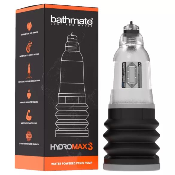 Bathmate Hydromax3 - hydropomp (transparant)