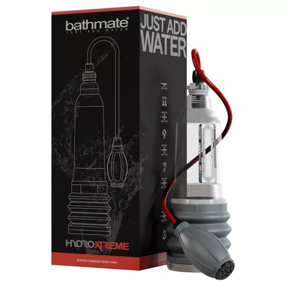 Bathmate HydroXtreme 7 Wide Boy - hydropompset (transparant)