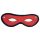 Rouge - echte leren open oogmasker (rood)