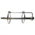 Rouge - dilator met dubbele ring - roestvrij staal - zilver
