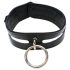 Rouge - echt leren halsband (zwart)