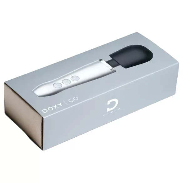 Doxy Go - draadloze wand vibrator - zilver