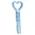 Clarity - glazen dildo met hartvormig handvat - transparant