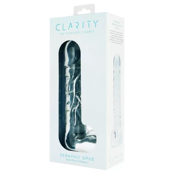Clarity Seraphic Opus - glazen G-puntdildo (transparant)