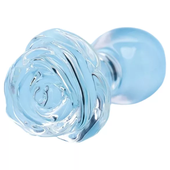 Clarity Utopian Bloom - glazen anale plug (transparant)