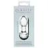 Clarity Utopian Bloom - glazen anale plug (transparant)
