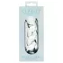 Clarity - glazen dildo - gevlochten patroon - transparant