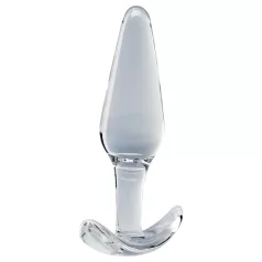 Clarity Utopian Floret - glazen anale plug (transparant)