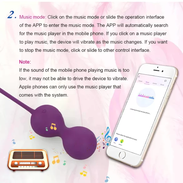 Lonely Winni - vibrerend eitje met app - roze