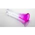 Lonely Lance - zuignap dildo (paars-transparant)