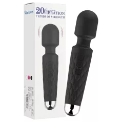 Lonely - vibrator met 20 functies - oplaadbaar - zwart