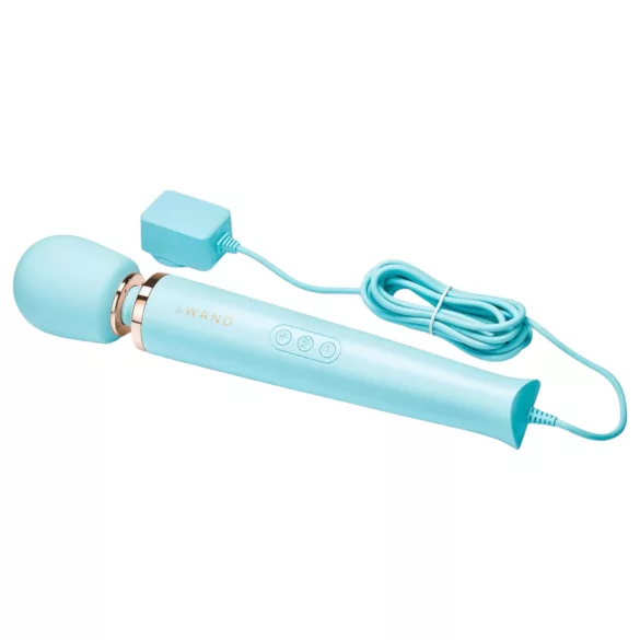 le Wand - exclusieve, netstroom massager-vibrator (blauw)