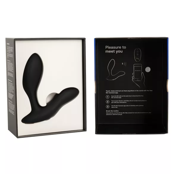 We-Vibe Vector+ - App-gestuurde anale vibrator (zwart)