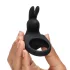 Happyrabbit - Vibrerende penisring - Oplaadbaar - Zwart