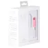 Pillow Talk Lusty - oplaadbare, tongvormige staafvibrator (wit/roze)
