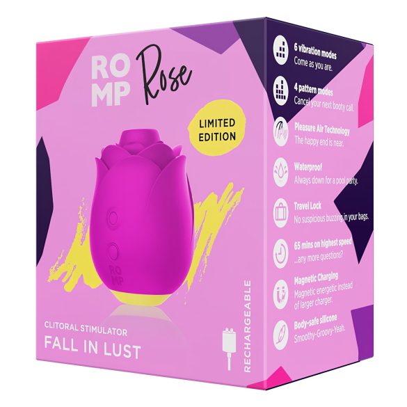 ROMP Rose - luchtstroom roos vibrator (roze)