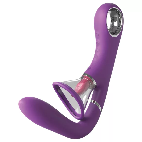 Fantasy For Her - G-spot en clitoris vibrator met 4 motoren - siliconen - paars