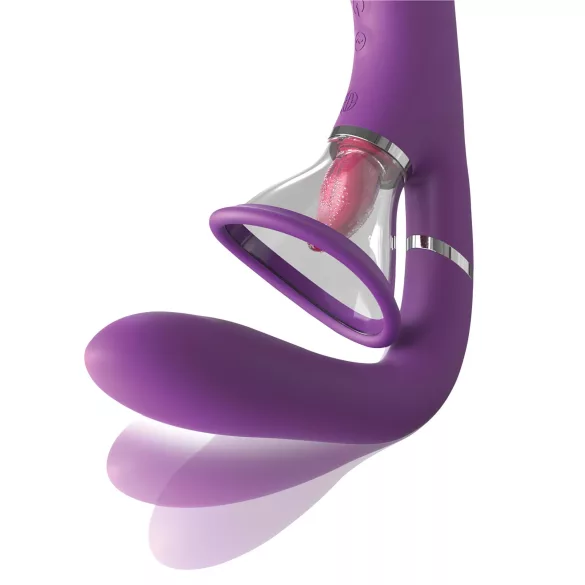 Fantasy For Her - G-spot en clitoris vibrator met 4 motoren - siliconen - paars