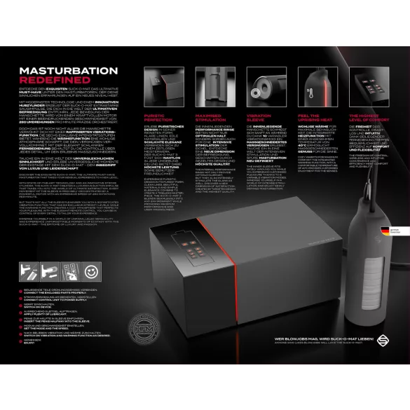 Suck-O-Mat 3.0 - automatische masturbator - elektrisch